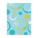 Fun Retro Pattern postcards