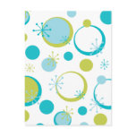 Fun Retro Pattern postcards