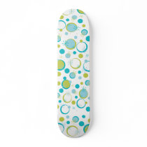 Fun Retro Pattern Skateboard Deck
