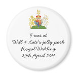 Fun Royal Wedding souvenir magnet
