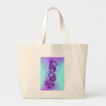 fun sea henna mehndi canvas bags