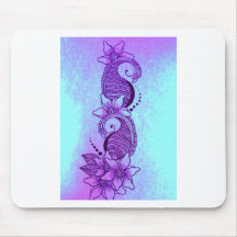 fun sea henna mehndi mousepad