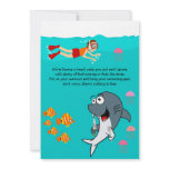 Fun Shark Beach Party Birthday Invitation