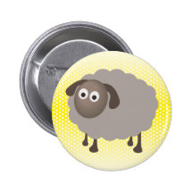Fun Sheep Design Pin