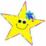 Fun Smiley Star Pin Photo Sculpture photo sculptures