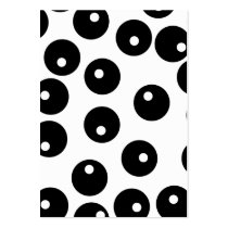 Fun stylish black and white pattern. Custom Business Card Template