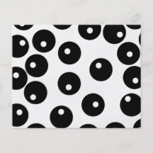 Fun stylish black and white pattern. Custom Custom Flyer
