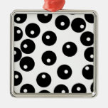 Fun stylish black and white pattern. ornament