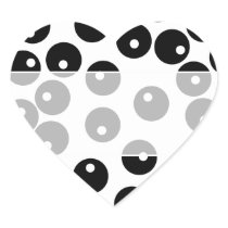 Fun stylish black and white pattern. sticker