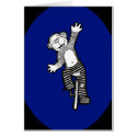 Fun Unicycle Monkey cards