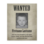 Fun WANTED poster design flyers