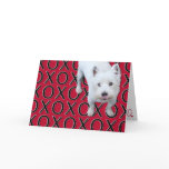 Fun Westie Valentine Card