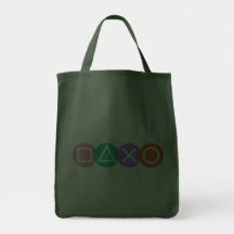 Fundamental Game Symbols Canvas Bags