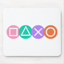 Fundamental Game Symbols Mouse Pad