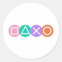 Fundamental Game Symbols Stickers
