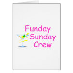 Funday Sunday Crew Pink Card