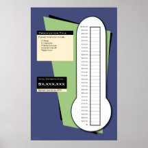 Fundraising Thermometer Print