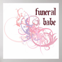 Funeral Babe Poster