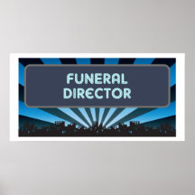 Funeral Director Marquee Print
