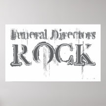 Funeral Directors Rock Posters