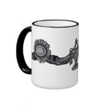 funeral urn motif coffee mugs