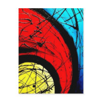 Funky Abstract Circles Art