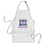 Funky Abstract Decorated Easter Eggs aprons