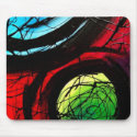 Funky Abstract Dots Art mousepads