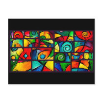 Funky Abstract Swirly Art