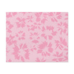 Funky arty pink floral pattern. Custom flyers