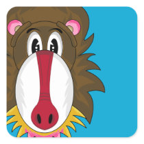 Funky Baboon Sticker