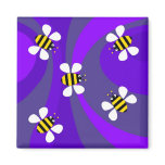 Funky Bees magnets