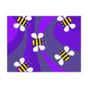 Funky Bees postcards