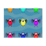 Funky Birds postcards