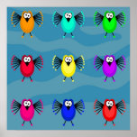 Funky Birds posters