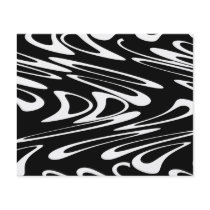 Funky Black and White Pattern. Flyer Design
