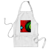 Funky Bright  Abstract Art Painting Aprons