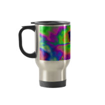 Funky Bright Abstract Pattern Coffee Mugs