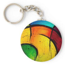 Funky Bright Colours Abstract Art