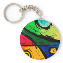 Funky Bright Colours Abstract Art