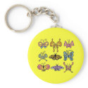 Funky Butterfly Keychain
