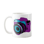 Funky camera graphic illustration coffee mugs