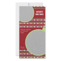 Funky Christmas Dots Photo Greeting Card photo cards