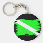 Funky Colour Dive Flag Key Chains