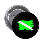 Funky Colour Dive Flag Pinback Buttons