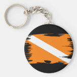 Funky Coloured Dive Flag Keychain