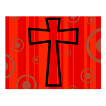 Funky Cross Postcards