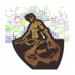 funky deejay vector design photo cut outs