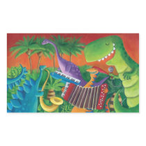 Funky Dinosaur Band Stickers
