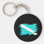 Funky Dive Flag Key Chain